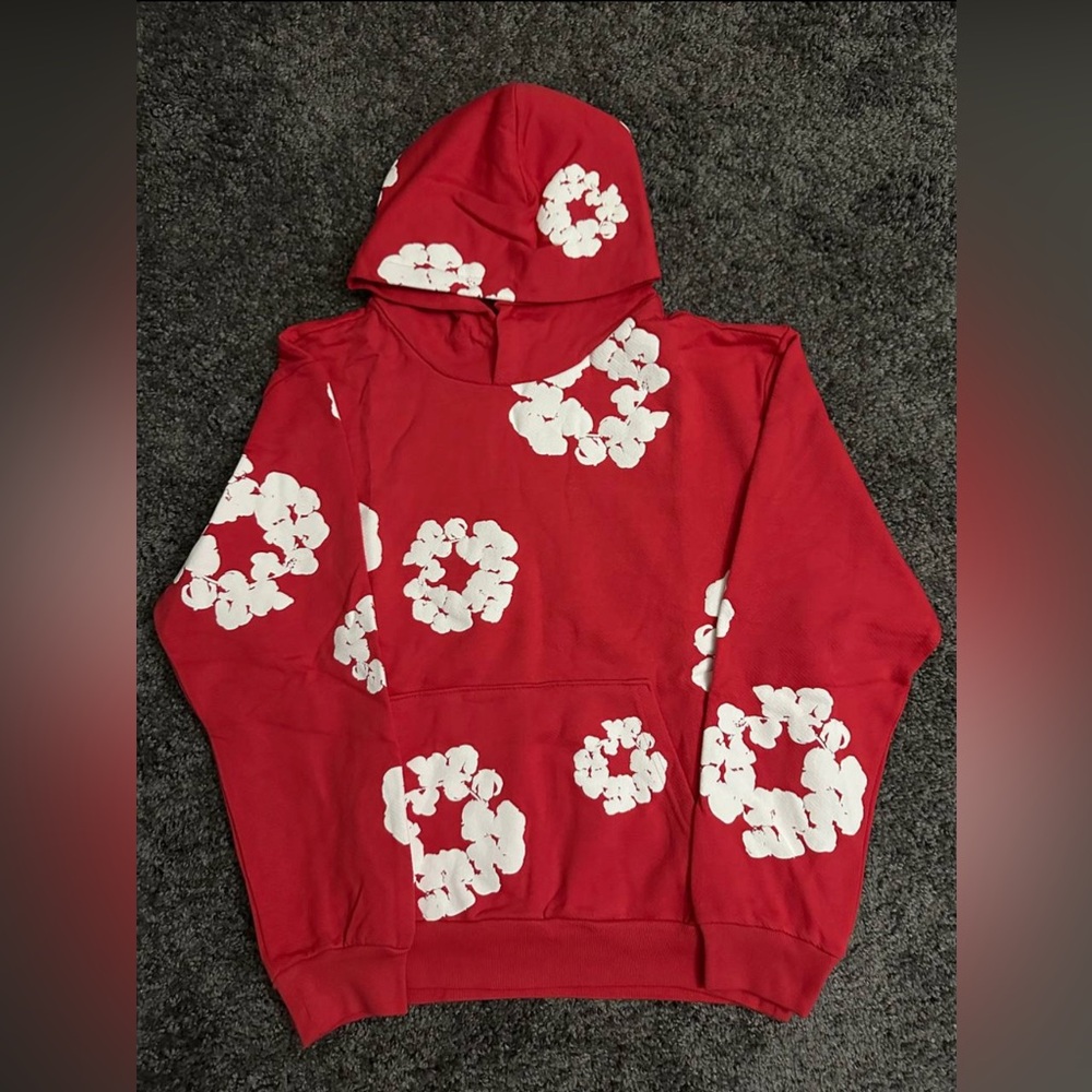 Denim Tears The Cotton Wreath Sweatshirt Red
